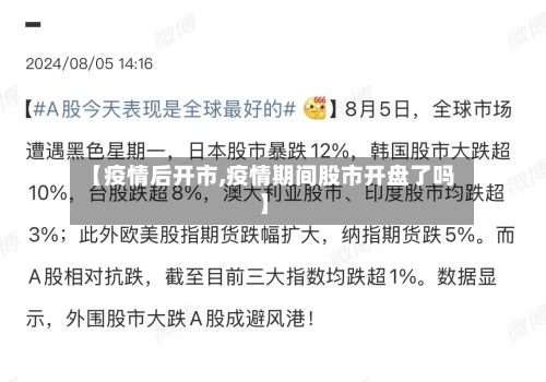 【疫情后开市,疫情期间股市开盘了吗】-第2张图片