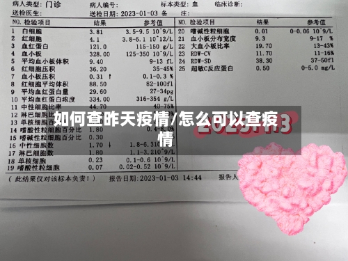 如何查昨天疫情/怎么可以查疫情-第3张图片